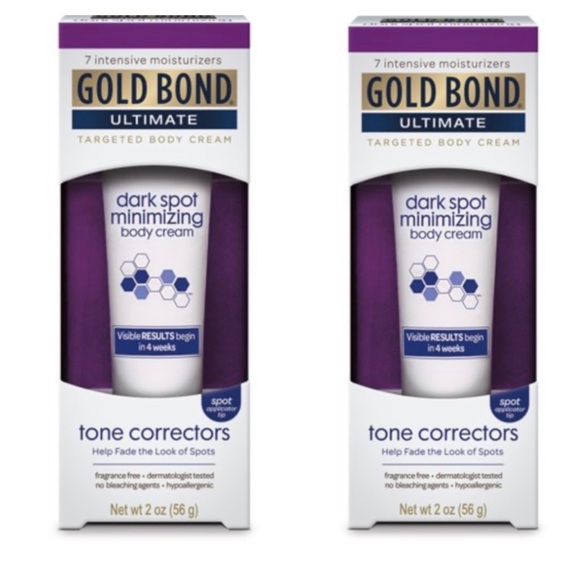 dark spot minimizing body cream